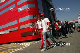 10.05.2007 Barcelona, Spain,  Felipe Massa (BRA), Scuderia Ferrari - Formula 1 World Championship, Rd 4, Spanish Grand Prix, Thursday