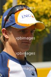 10.05.2007 Barcelona, Spain,  Heikki Kovalainen (FIN), Renault F1 Team - Formula 1 World Championship, Rd 4, Spanish Grand Prix, Thursday