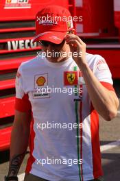 10.05.2007 Barcelona, Spain,  Kimi Raikkonen (FIN), Räikkönen, Scuderia Ferrari - Formula 1 World Championship, Rd 4, Spanish Grand Prix, Thursday