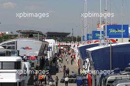 10.05.2007 Barcelona, Spain,  The F1 Paddock - Formula 1 World Championship, Rd 4, Spanish Grand Prix, Thursday