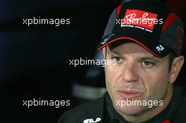 10.05.2007 Barcelona, Spain,  Rubens Barrichello (BRA), Honda Racing F1 Team - Formula 1 World Championship, Rd 4, Spanish Grand Prix, Thursday Press Conference