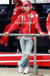 20.07.2007 Nürburg, Germany,  Michael Schumacher (GER), Scuderia Ferrari, Advisor - Formula 1 World Championship, Rd 10, European Grand Prix, Friday Practice