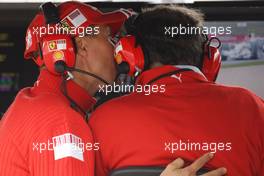 20.07.2007 Nürburg, Germany,  Michael Schumacher (GER), Scuderia Ferrari, Advisor and Jean Todt (FRA), Scuderia Ferrari, Ferrari CEO - Formula 1 World Championship, Rd 10, European Grand Prix, Friday Practice