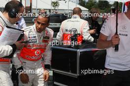 22.07.2007 Nürburg, Germany,  Lewis Hamilton (GBR), McLaren Mercedes - Formula 1 World Championship, Rd 10, European Grand Prix, Sunday Pre-Race Grid