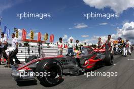 22.07.2007 Nurburg, Germany,  Lewis Hamilton (GBR), McLaren Mercedes - Formula 1 World Championship, Rd 10, European Grand Prix, Sunday Pre-Race Grid