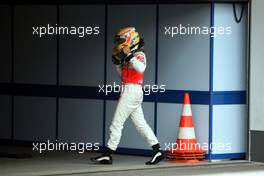 22.07.2007 Nürburg, Germany,  Lewis Hamilton (GBR), McLaren Mercedes after the race - Formula 1 World Championship, Rd 10, European Grand Prix, Sunday Podium