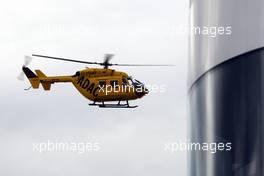 21.07.2007 Nürburg, Germany,  Helicopter with Lewis Hamilton (GBR), McLaren Mercedes, in is passing the MCL Motorhome - Formula 1 World Championship, Rd 10, European Grand Prix, Saturday Qualifying