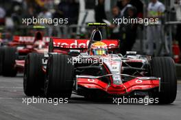 21.07.2007 Nürburg, Germany,  Lewis Hamilton (GBR), McLaren Mercedes, MP4-22 - Formula 1 World Championship, Rd 10, European Grand Prix, Saturday Qualifying