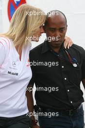 21.07.2007 Nürburg, Germany,  Anthony Hamilton father of Lewis Hamilton (GBR), McLaren Mercedes after Lewis had crashed  - Formula 1 World Championship, Rd 10, European Grand Prix, Saturday Qualifying