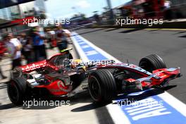 21.07.2007 Nürburg, Germany,  Lewis Hamilton (GBR), McLaren Mercedes, MP4-22 - Formula 1 World Championship, Rd 10, European Grand Prix, Saturday Practice