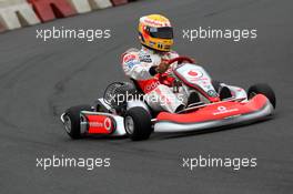 19.07.2007 Nürburg, Germany,  Lewis Hamilton (GBR), McLaren Mercedes, Vodafone Karting Event - Formula 1 World Championship, Rd 10, European Grand Prix, Thursday