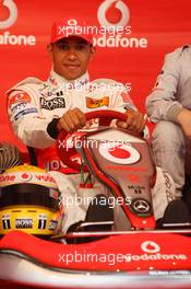 19.07.2007 Nürburg, Germany,  Lewis Hamilton (GBR), McLaren Mercedes, Vodafone Karting Event - Formula 1 World Championship, Rd 10, European Grand Prix, Thursday