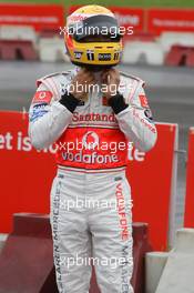 19.07.2007 Nürburg, Germany,  Lewis Hamilton (GBR), McLaren Mercedes, Vodafone Karting Event - Formula 1 World Championship, Rd 10, European Grand Prix, Thursday