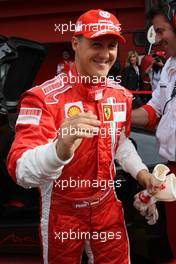 28.10.2007, Mugello, Italy,  Michael Schumacher (GER), Scuderia Ferrari, Advisor drives the Ferrari FXX - Ferrari World Finals