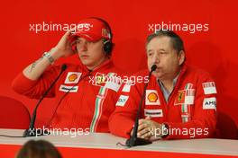 28.10.2007, Mugello, Italy,  Kimi Raikkonen (FIN), Räikkönen, Scuderia Ferrari and Jean Todt (FRA), Scuderia Ferrari, Ferrari CEO - Ferrari World Finals