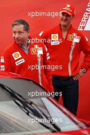 28.10.2007, Mugello, Italy,  Michael Schumacher (GER), Scuderia Ferrari, Advisor and Jean Todt (FRA), Scuderia Ferrari, Ferrari CEO - Ferrari World Finals