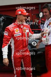 28.10.2007, Mugello, Italy,  Michael Schumacher (GER), Scuderia Ferrari, Advisor drives the Ferrari FXX - Ferrari World Finals