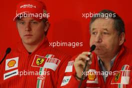 28.10.2007, Mugello, Italy,  Kimi Raikkonen (FIN), Räikkönen, Scuderia Ferrari and Jean Todt (FRA), Scuderia Ferrari, Ferrari CEO - Ferrari World Finals