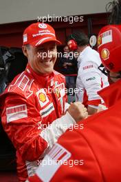 28.10.2007, Mugello, Italy,  Michael Schumacher (GER), Scuderia Ferrari, Advisor drives the Ferrari FXX - Ferrari World Finals