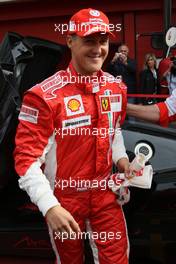 28.10.2007, Mugello, Italy,  Michael Schumacher (GER), Scuderia Ferrari, Advisor drives the Ferrari FXX - Ferrari World Finals