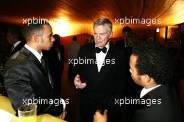 07.12.2007 Monte-Carlo, Monaco,   Lewis Hamilton (GBR), McLaren Mercedes, Max Mosley (GBR), FIA President and Nicholas Hamilton (GBR), Brother of Lewis Hamilton - 2007 FIA Gala Prize Giving Ceremony