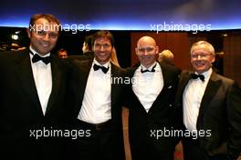 07.12.2007 Monte-Carlo, Monaco,   Stefano Domenicalli, David Robertson, Mark Arnall and Steve Robertson - 2007 FIA Gala Prize Giving Ceremony