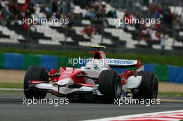 29.06.2007 Magny-Cours, France,  Jarno Trulli (ITA), Toyota Racing, TF107 - Formula 1 World Championship, Rd 8, French Grand Prix, Friday Practice
