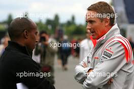29.06.2007 Magny-Cours, France,  Anthony Hamilton (GBR), Father of Lewis Hamilton (GBR), Martin Whitmarsh (GBR), McLaren, Chief Executive Officer - Formula 1 World Championship, Rd 8, French Grand Prix, Friday