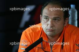 29.06.2007 Magny-Cours, France,  Colin Kolles (GER), Spyker F1 Team, Team Principal - Formula 1 World Championship, Rd 8, French Grand Prix, Friday Press Conference
