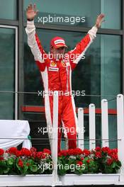 01.07.2007 Magny-Cours, France,  Kimi Raikkonen (FIN), Räikkönen, Scuderia Ferrari - Formula 1 World Championship, Rd 8, French Grand Prix, Sunday Podium