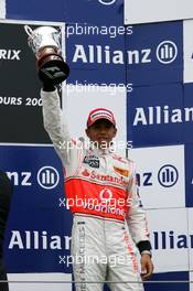 01.07.2007 Magny-Cours, France,  Lewis Hamilton (GBR), McLaren Mercedes - Formula 1 World Championship, Rd 8, French Grand Prix, Sunday Podium