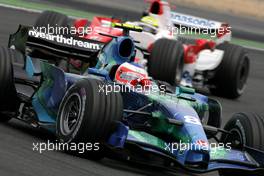 01.07.2007 Magny-Cours, France,  Rubens Barrichello (BRA), Honda Racing F1 Team - Formula 1 World Championship, Rd 8, French Grand Prix, Sunday Race