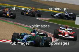 01.07.2007 Magny-Cours, France,  Rubens Barrichello (BRA), Honda Racing F1 Team, RA107 - Formula 1 World Championship, Rd 8, French Grand Prix, Sunday Race