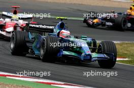 01.07.2007 Magny-Cours, France,  Rubens Barrichello (BRA), Honda Racing F1 Team - Formula 1 World Championship, Rd 8, French Grand Prix, Sunday Race