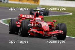 01.07.2007 Magny-Cours, France,  Kimi Raikkonen (FIN), Räikkönen, Scuderia Ferrari - Formula 1 World Championship, Rd 8, French Grand Prix, Sunday Race