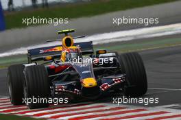 30.06.2007 Magny-Cours, France,  Mark Webber (AUS), Red Bull Racing, RB3 - Formula 1 World Championship, Rd 8, French Grand Prix, Saturday Practice