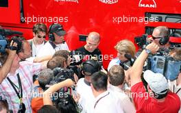 30.06.2007 Magny-Cours, France,  Zinedine Zidane (FRA) Famous Football Player - Formula 1 World Championship, Rd 8, French Grand Prix, Saturday