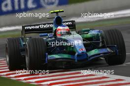 30.06.2007 Magny-Cours, France,  Rubens Barrichello (BRA), Honda Racing F1 Team, RA107 - Formula 1 World Championship, Rd 8, French Grand Prix, Saturday Practice