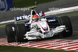 30.06.2007 Magny-Cours, France,  Robert Kubica (POL), BMW Sauber F1 Team, F1.07 - Formula 1 World Championship, Rd 8, French Grand Prix, Saturday Practice