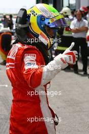 30.06.2007 Magny-Cours, France,  Pole Position, 1st, Felipe Massa (BRA), Scuderia Ferrari - Formula 1 World Championship, Rd 8, French Grand Prix, Saturday Qualifying