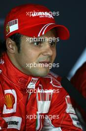 30.06.2007 Magny-Cours, France,  Felipe Massa (BRA), Scuderia Ferrari - Formula 1 World Championship, Rd 8, French Grand Prix, Saturday Press Conference