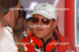 30.06.2007 Magny-Cours, France,  Michael Schumacher (GER), Scuderia Ferrari, Advisor - Formula 1 World Championship, Rd 8, French Grand Prix, Saturday Practice
