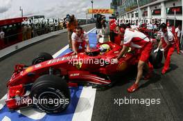 30.06.2007 Magny-Cours, France,  Felipe Massa (BRA), Scuderia Ferrari, F2007 - Formula 1 World Championship, Rd 8, French Grand Prix, Saturday Practice