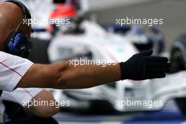 30.06.2007 Magny-Cours, France,  Robert Kubica (POL),  BMW Sauber F1 Team  - Formula 1 World Championship, Rd 8, French Grand Prix, Saturday