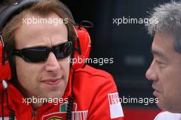 30.06.2007 Magny-Cours, France,  Luca Badoer (ITA), Test Driver, Scuderia Ferrari - Formula 1 World Championship, Rd 8, French Grand Prix, Saturday Practice