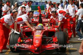 30.06.2007 Magny-Cours, France,  Felipe Massa (BRA), Scuderia Ferrari - Formula 1 World Championship, Rd 8, French Grand Prix, Saturday Practice