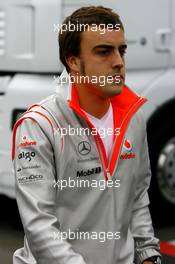 01.07.2007 Magny-Cours, France,  Fernando Alonso (ESP), McLaren Mercedes - Formula 1 World Championship, Rd 8, French Grand Prix, Sunday