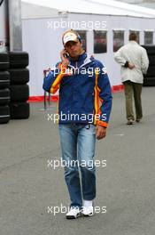 28.06.2007 Magny-Cours, France,  Nelson Piquet Jr (BRA), Test Driver, Renault F1 Team - Formula 1 World Championship, Rd 8, French Grand Prix, Thursday