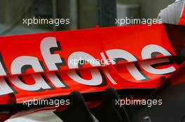 28.06.2007 Magny-Cours, France,  McLaren Mercedes, MP4-22, rear wing detail - Formula 1 World Championship, Rd 8, French Grand Prix, Thursday