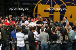 28.06.2007 Magny-Cours, France,  The interviews after the Press Conference - Formula 1 World Championship, Rd 8, French Grand Prix, Thursday